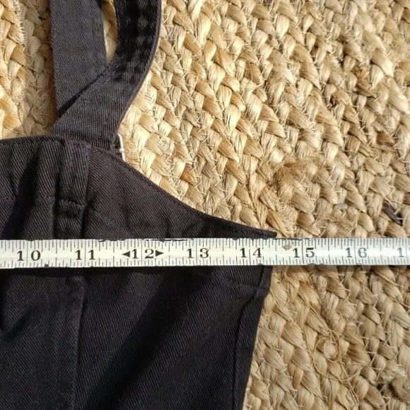 Divided H&M black denim dress size 4 - Picture 8 of 10